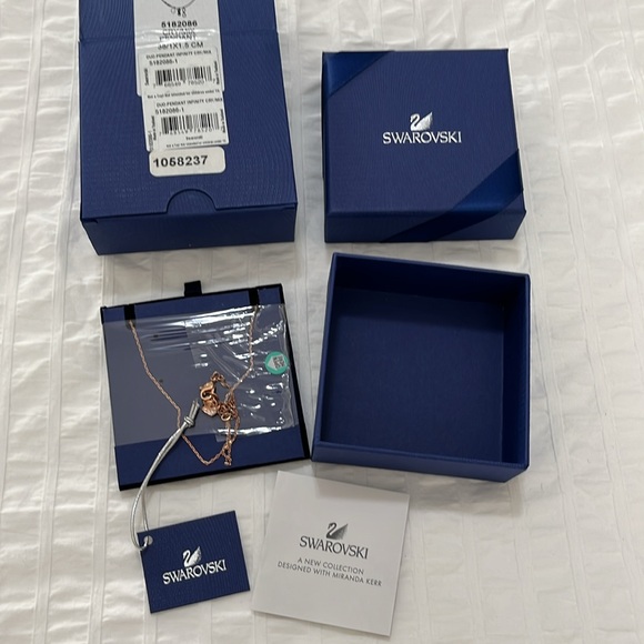 Swarovski Duo Infinity Necklace - Picture 5 of 9